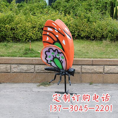 合肥高端红色蝴蝶雕塑