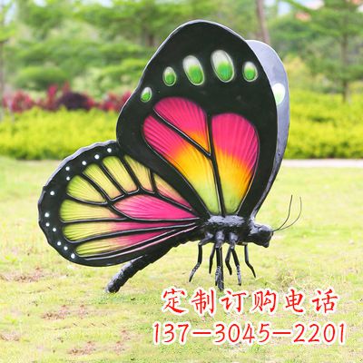 合肥仿真蝴蝶_品红色款405x78x110