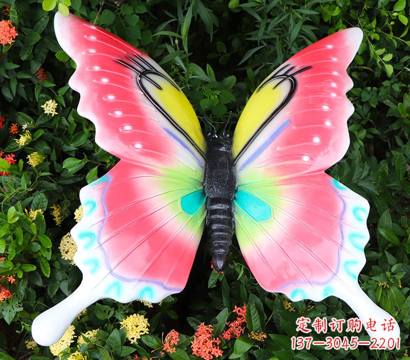 合肥豪华蝴蝶彩绘树脂雕塑