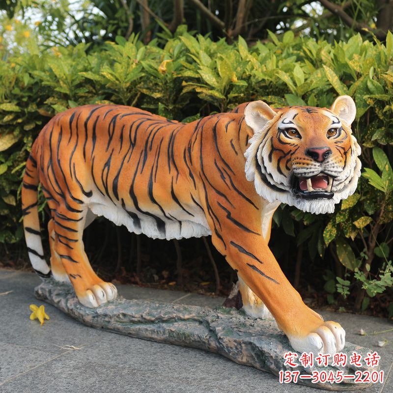 合肥仿真老虎公园雕塑摆件