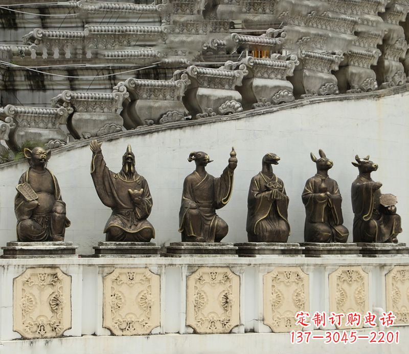 合肥十二生肖铜雕塑定制
