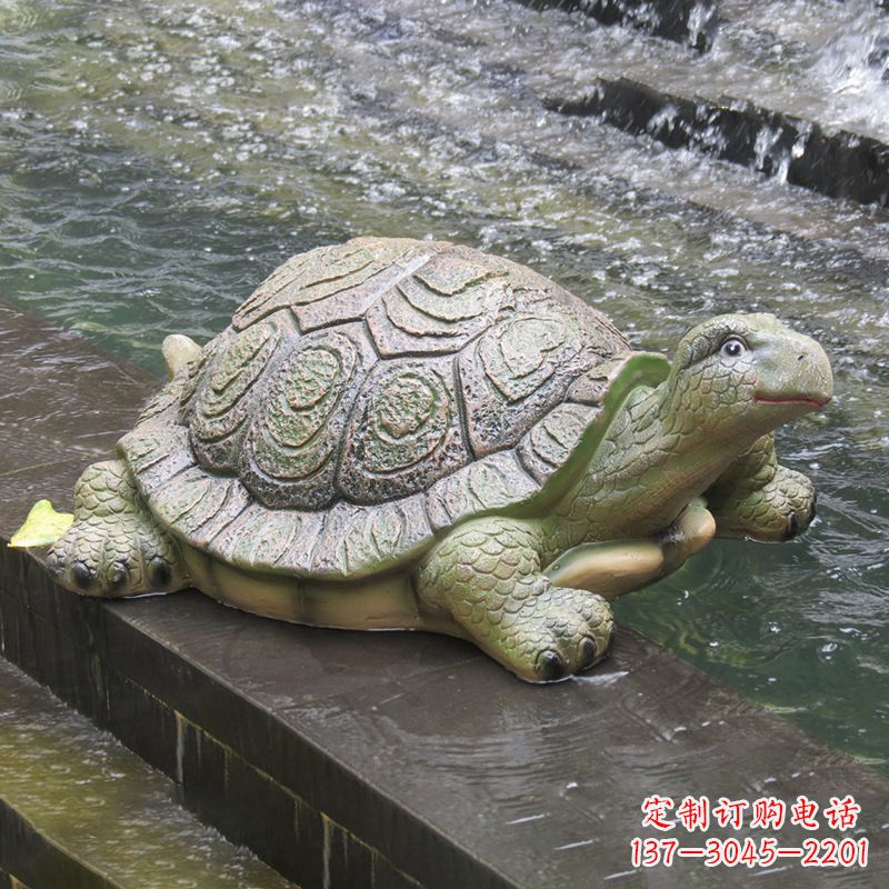 合肥仿真乌龟-园林水景动物雕塑摆件