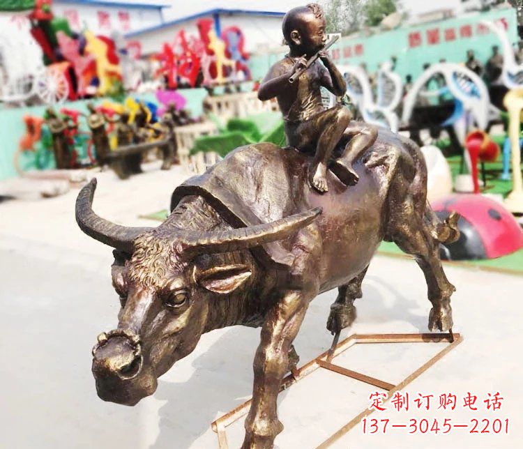 合肥牛郎雕塑精美绝伦的铜雕艺术