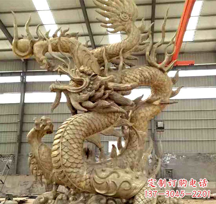 合肥精美铜龙雕塑