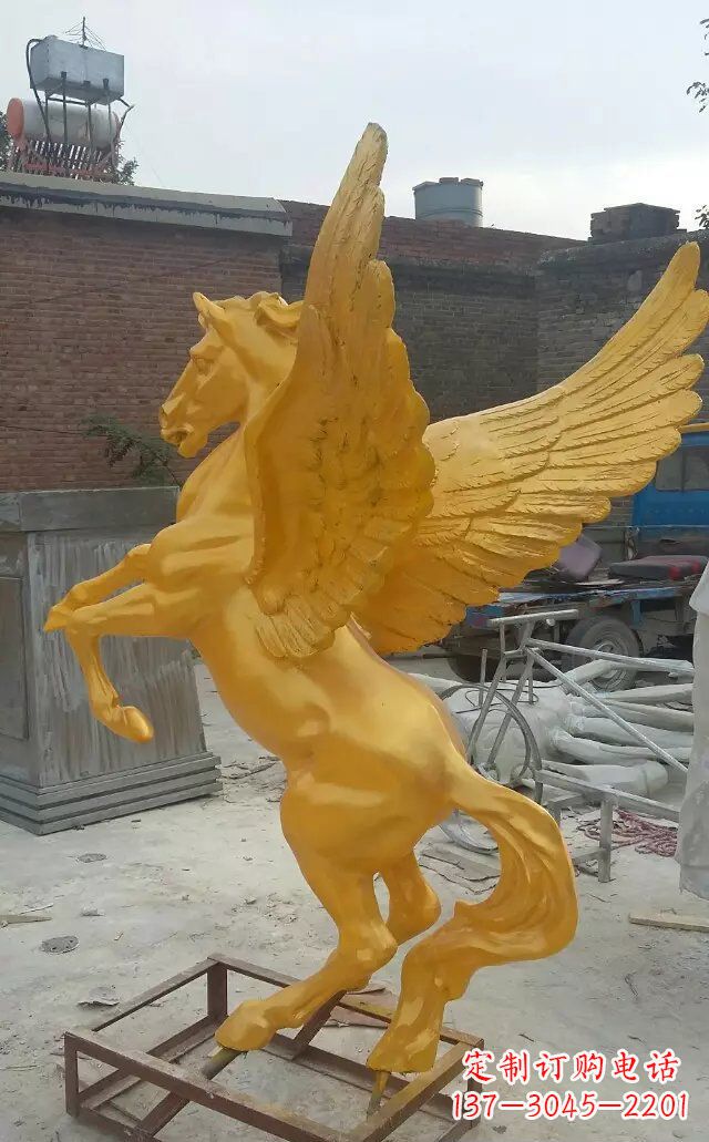 合肥飞马玻璃钢仿铜动物雕塑