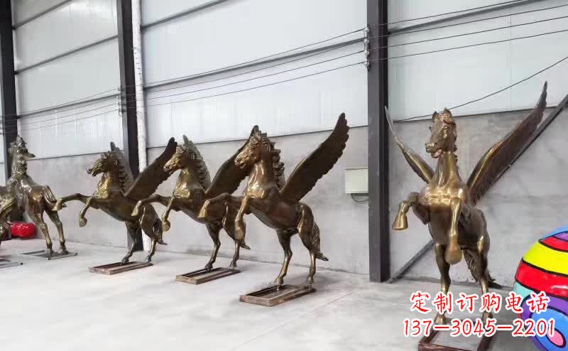 合肥精美绝伦的飞马铜雕