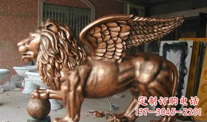 合肥飞狮玻璃钢动物雕塑