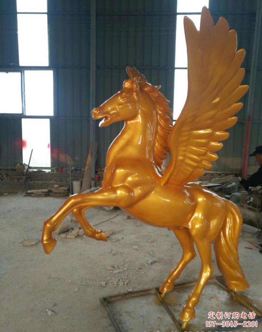 合肥飞马铜雕——精美的马雕塑
