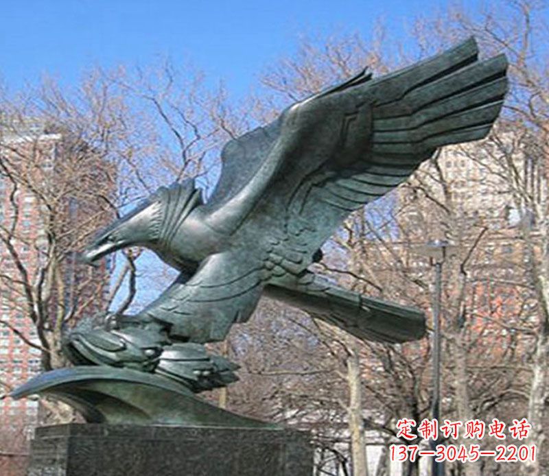 合肥飞鹰石雕动物景观雕塑