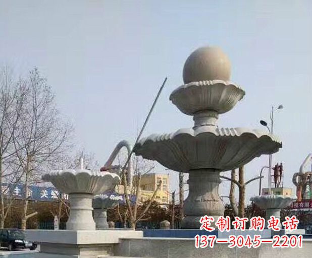 合肥风水球大型喷泉石雕