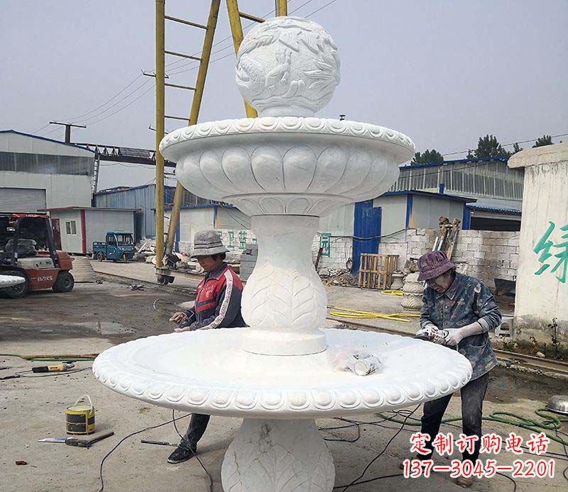 合肥风水球喷泉石雕1