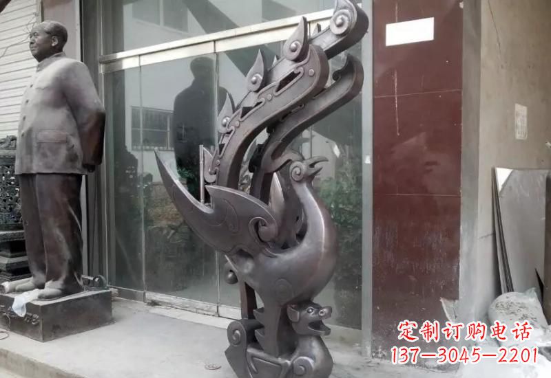合肥凤凰貔貅铜雕