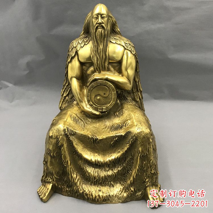 合肥伏羲·神话传说铜雕塑