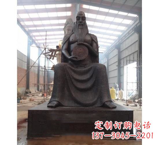 合肥伏羲铜雕塑,精雕细琢的精美艺术品