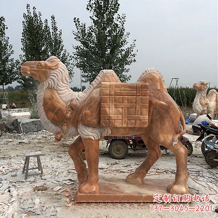 合肥负重骆驼雕塑—晚霞之红