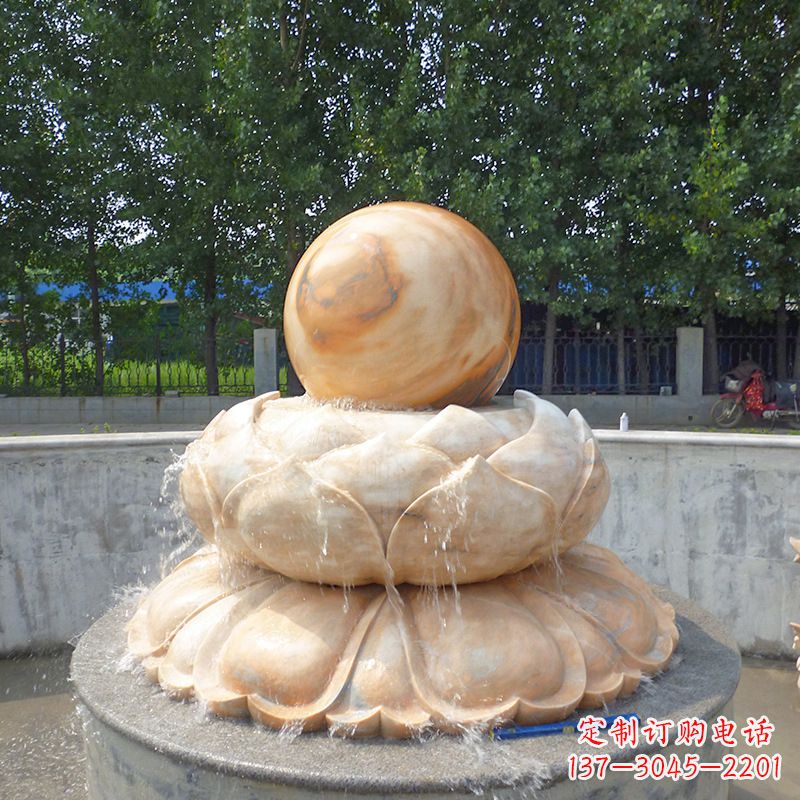 合肥高档石制风水球雕塑让您的空间充满风水之力