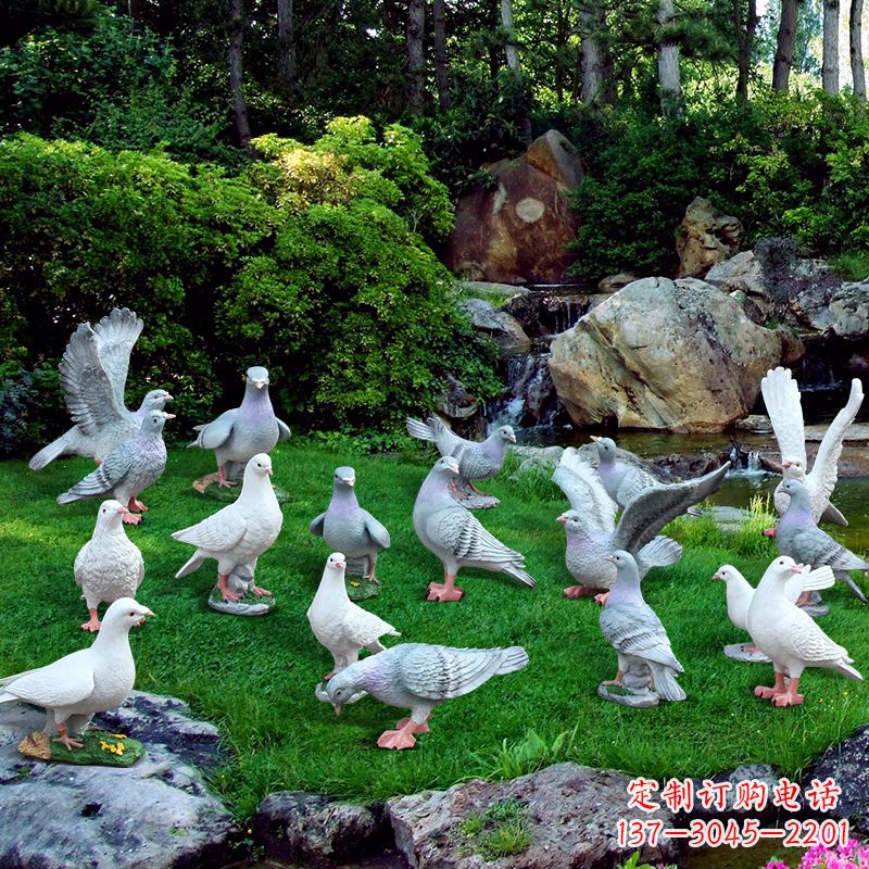 合肥精致鸽子不锈钢雕塑