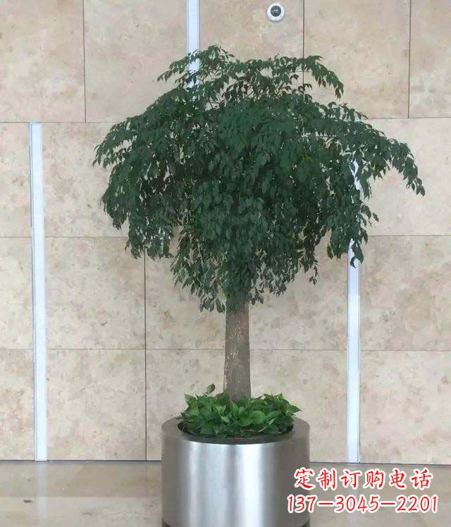 合肥特色铜质花盆装饰雕塑