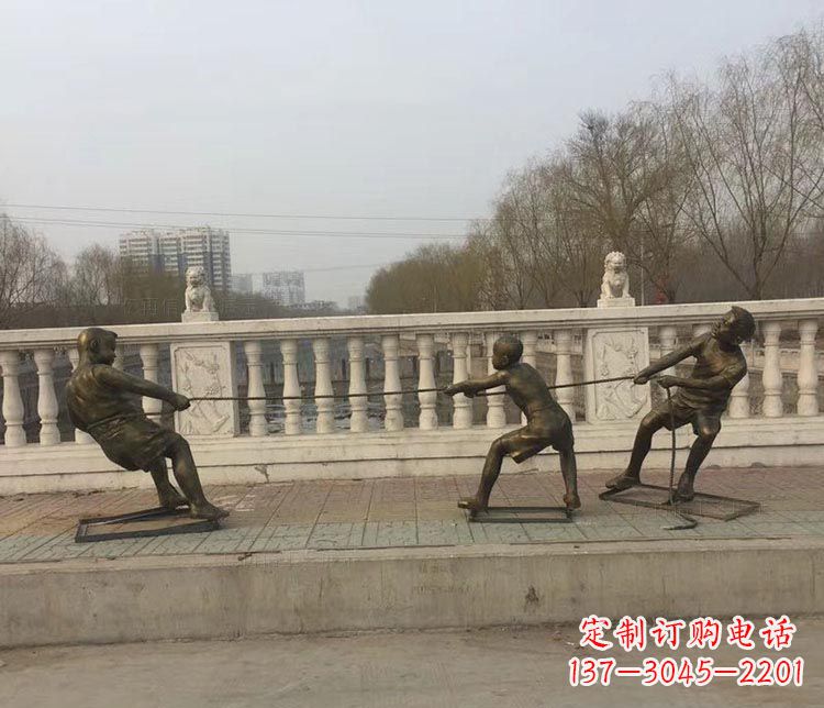 合肥中领雕塑 | 铜雕像,营造欢乐的童年回忆