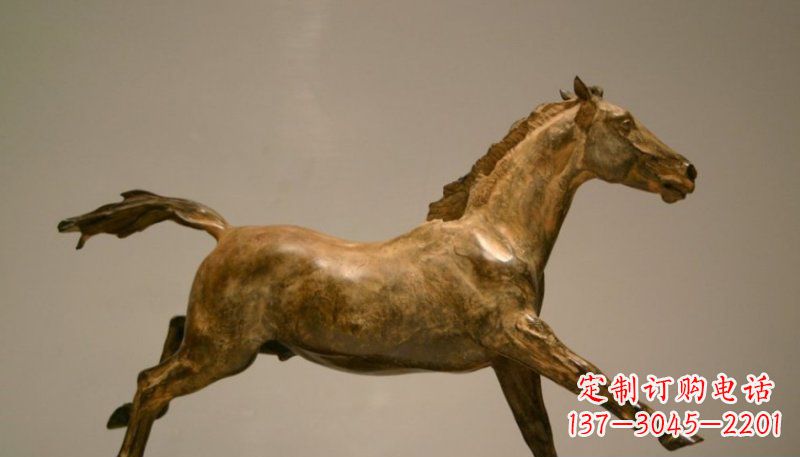 合肥铜雕动物奔跑马