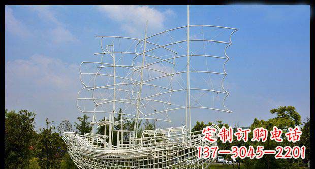 合肥唯美不锈钢帆船雕塑