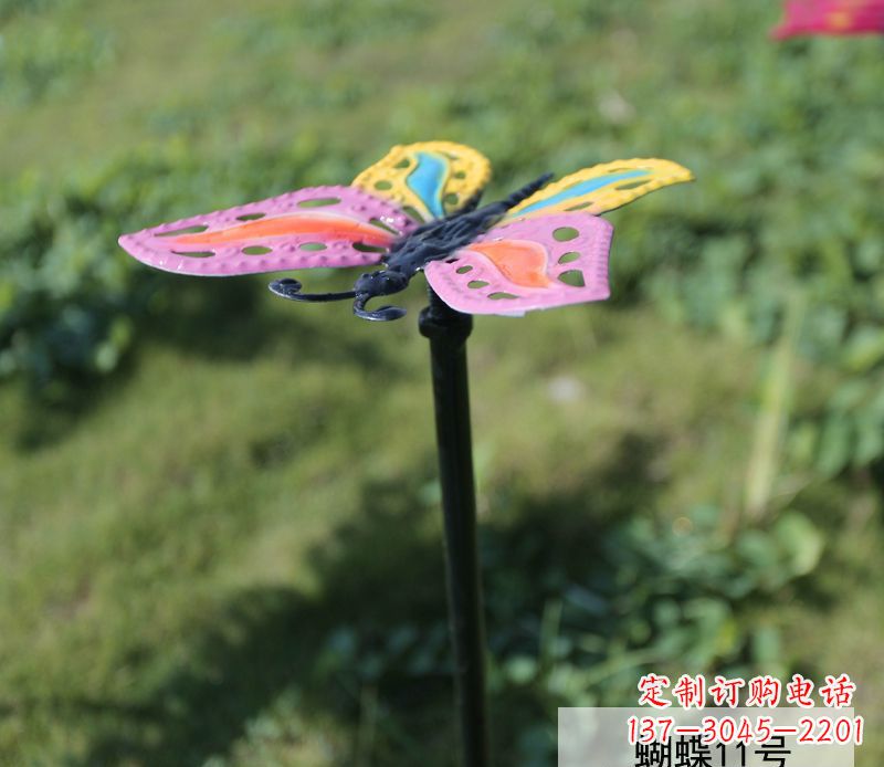 合肥个性化不锈钢彩色蝴蝶雕塑