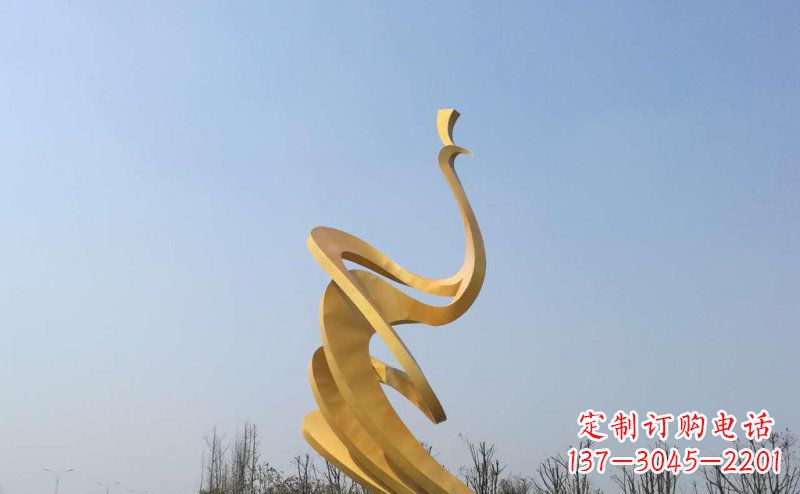 合肥抽象凤凰不锈钢雕塑