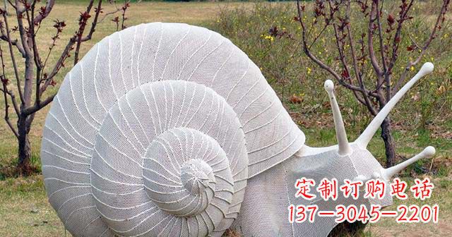 合肥抽象不锈钢蜗牛雕塑