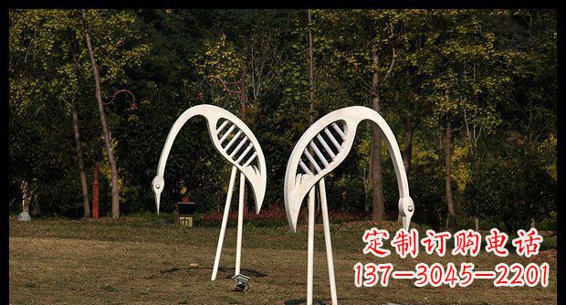 合肥精美不锈钢仙鹤雕塑