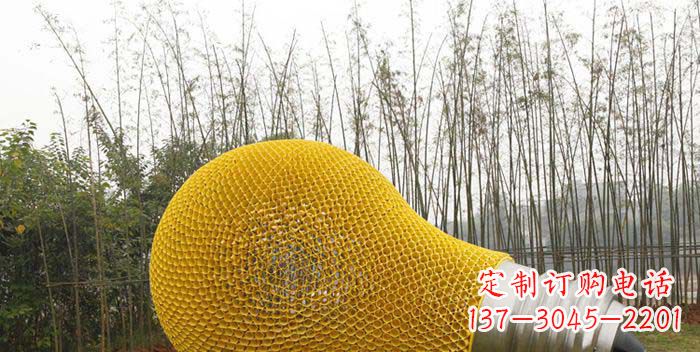 合肥大型不锈钢灯泡雕塑