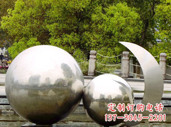 合肥别出心裁不锈钢地球雕塑