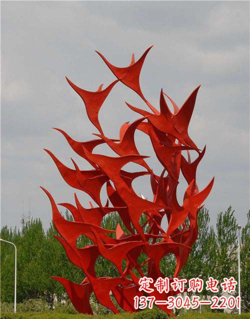 合肥不锈钢天鹅雕塑,唤醒公园景观