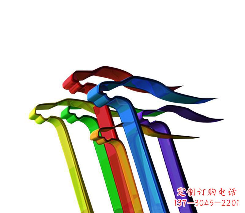 合肥欣赏性强的不锈钢飞翔飘带景观雕塑