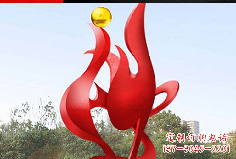 合肥现代工艺不锈钢凤凰雕塑