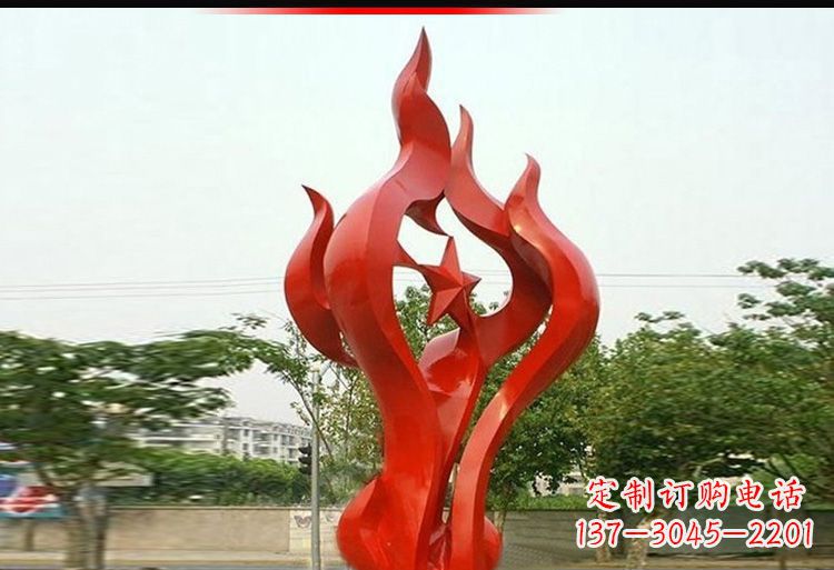 合肥 不锈钢火炬雕塑-美轮美奂
