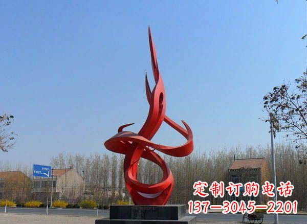 合肥不锈钢火苗经典建筑雕塑