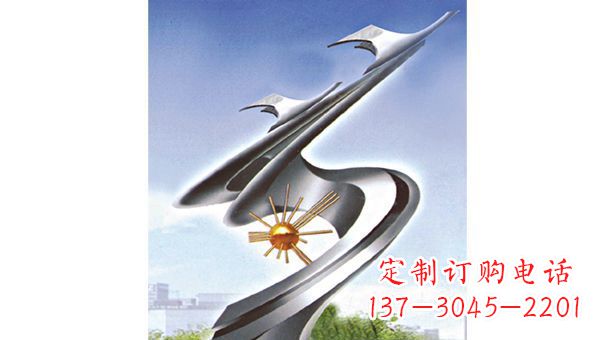 合肥展翅飞翔伊甸园不锈钢翅膀雕塑