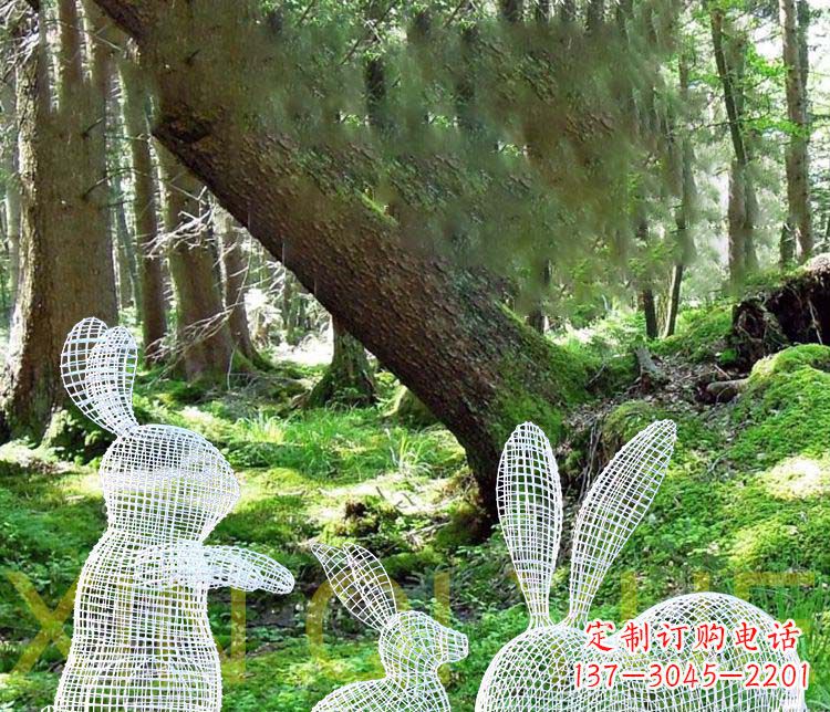 合肥精美兔子雕塑，点缀你的公园