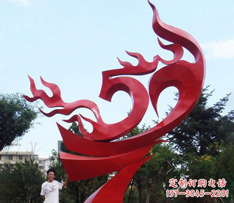 合肥梦幻飘带景观雕塑