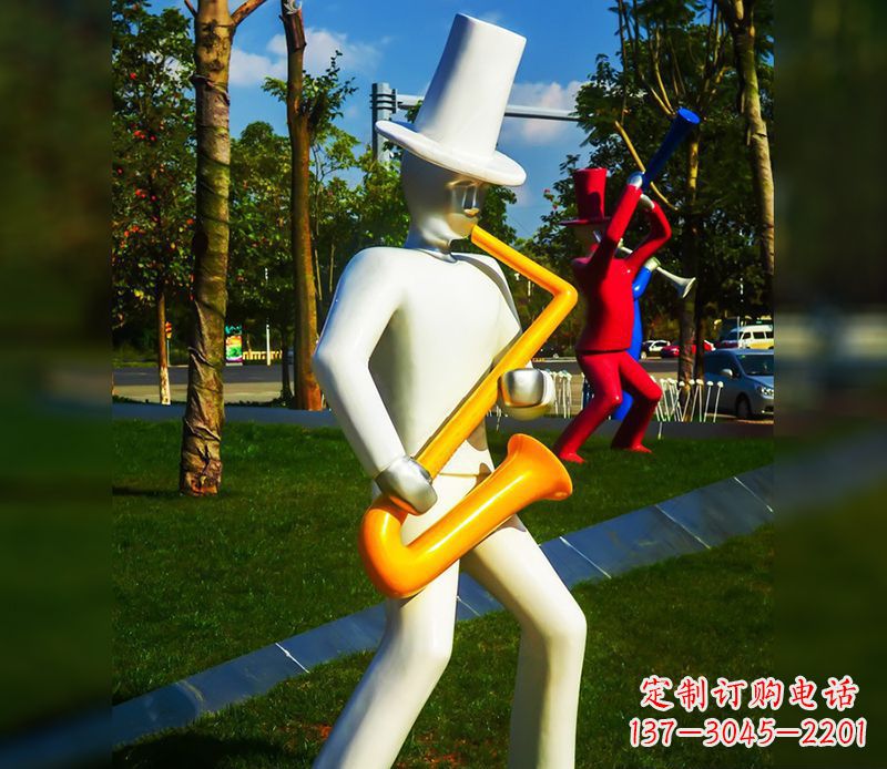 合肥精美的萨克斯不锈钢雕塑