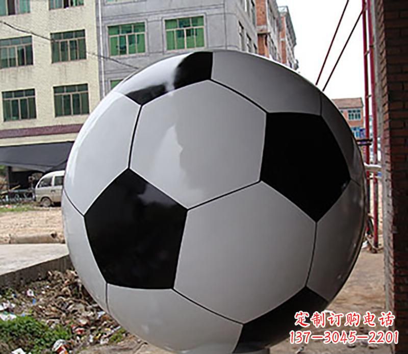 合肥优质不锈钢足球雕塑