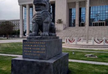 合肥法院神兽獬豸雕塑--正大光明庇护激励雕塑