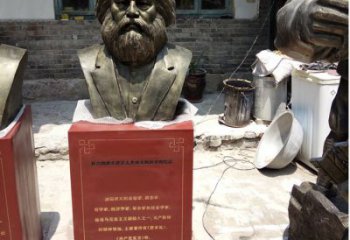 合肥欣赏历史，珍藏马克思头像雕塑