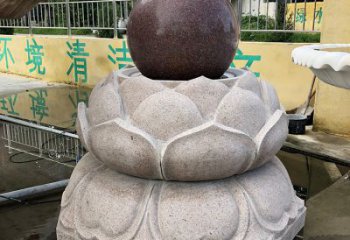 合肥金色彩绘风水球雕塑