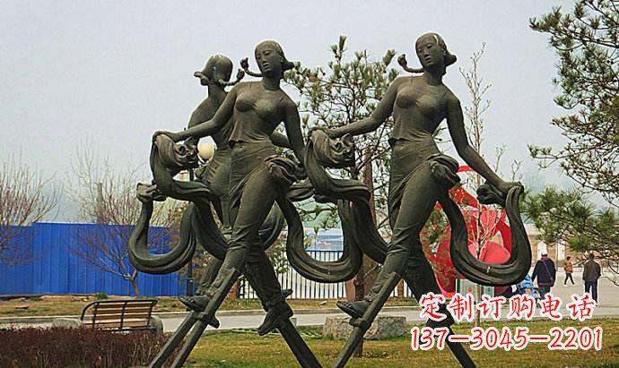 合肥中领雕塑精美女孩雕塑