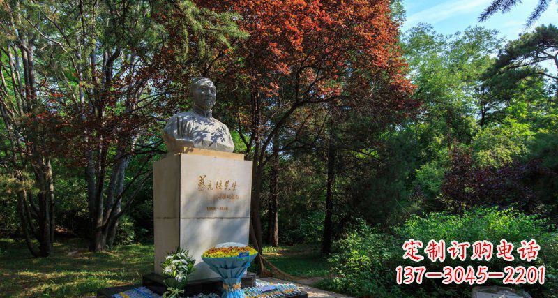 合肥精致无缝蔡元培胸像石雕