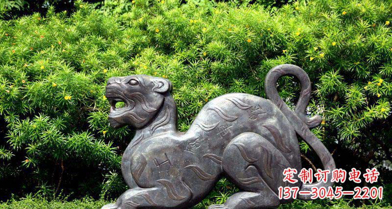 合肥华丽雕塑,大型老虎铜雕