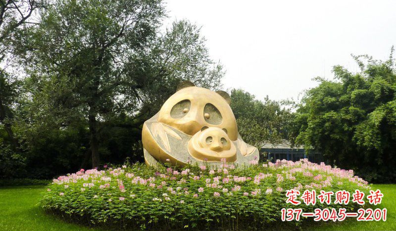 合肥熊猫雕塑 － 令公园增添无限活力