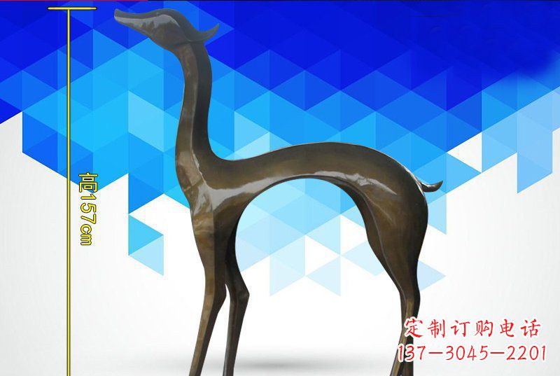 合肥铜质雕刻小鹿雕