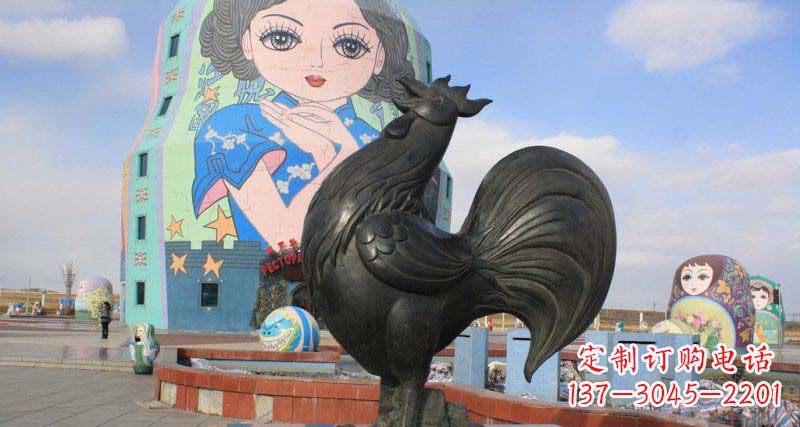 合肥艺术精美的公鸡雕塑